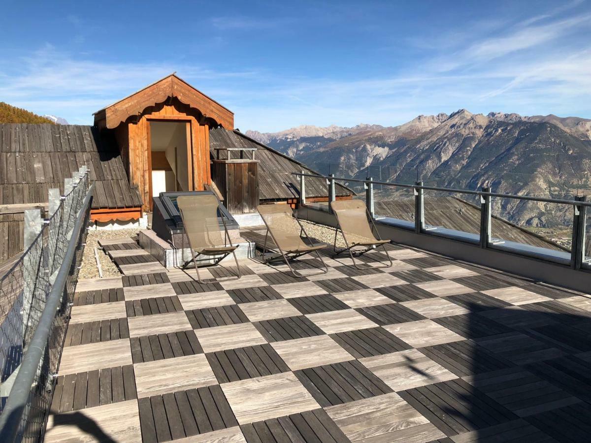 Penthouse "Bond 007" 120 M2 Piscine Sauna Risoul 1850 Exteriör bild